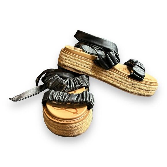 Sam Edelman Women's Size 7.5 black Kerin Platform Sandals - Picture 6 of 8